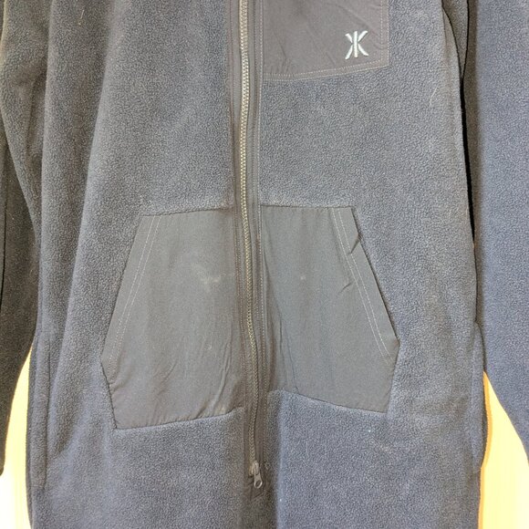 Onepiece Norway Jumpsuit Mens Med Fleece Blue Jump In One Piece Sherpa Zip Close - Picture 4 of 16